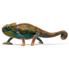 Schleich Wild Life Realistic Color-Changing Chameleon Figure-Wild Animal Toy Figurine,Durable for Education and Imaginative Play Gift for Kids Ages 3+