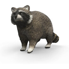 Schleich Wild Life - Raccoon Figurine - Realistic Forest Wildlife Animal Figurine for Boys and Girls - Imaginative Play Animal Toys - Ages 3+ | 14937