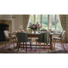 (Olive Green, Set of 6) Dining Chairs, Fabric Accent Chairs with Wood Legs for Kitchen, Office - GOEURVANT