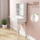 Elegant Dressing Table, with LED Mirror - White 7