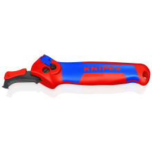 Knipex 16 50 145 SB Cable Stripping Knife With Guide & Ratchet Function