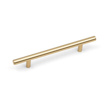(128mm Handle) Gold Brass T Bar Cabinet Handles