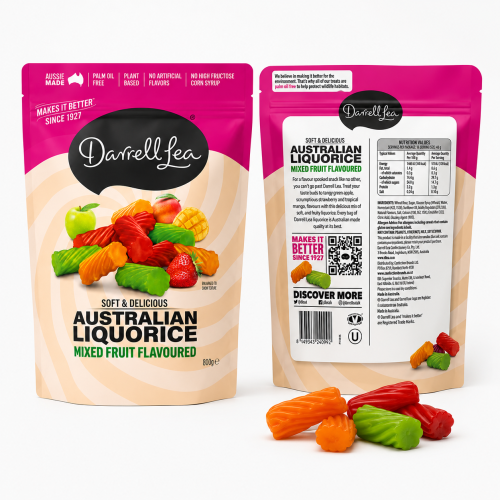 Darrell Lea Mixed Fruit Liquorice 800g 1