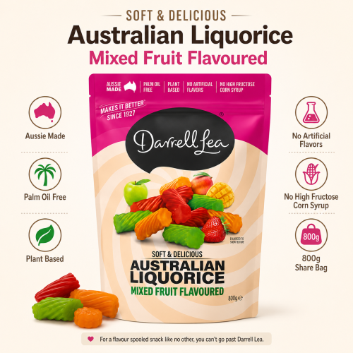 Darrell Lea Mixed Fruit Liquorice 800g 2