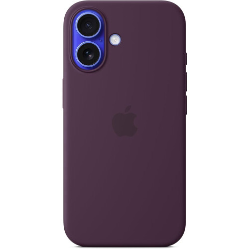 Apple Official Apple iPhone 16 Silicone Magsafe Case - Plum