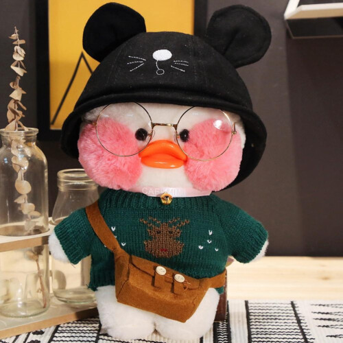 Weiße Ente 30cm Plüsch Spielzeug Deko