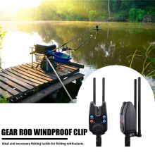 2X Carp Fishing Snag Bars Aluminium Alloy for Bite Alarms Windproof Anti Falling Snag Bar Carp Fishing Tackle