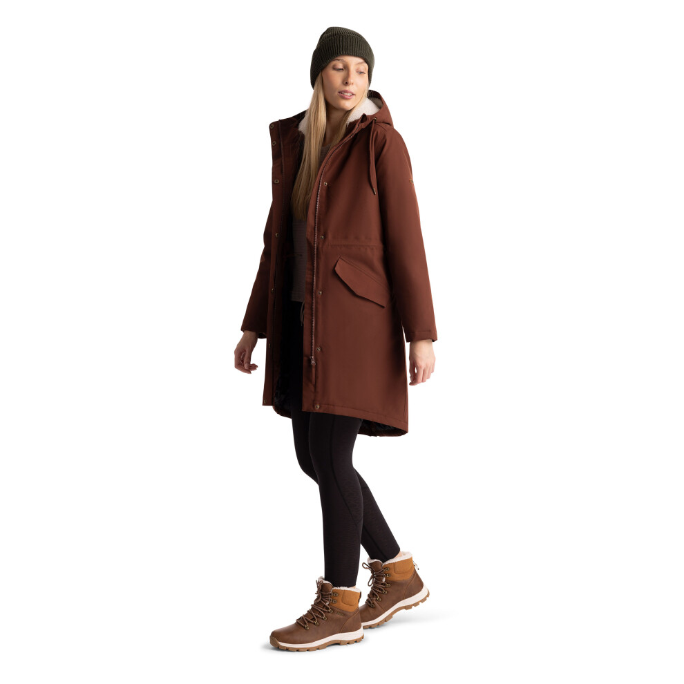 Trespass (12, Chestnut) Womens Waterproof Jacket - Vailsom - Image 3