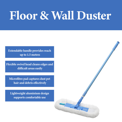 E Cloth Flexi Edge Microfibre Floor Wall Duster 1