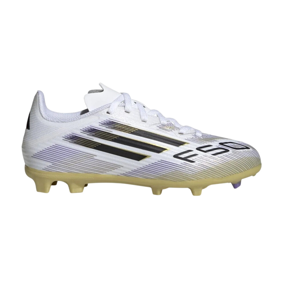 Adidas (2 Uk, White) Childrens/Kids F50 League Firm Ground Football Boots