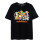 Nickelodeon (Medium) Nickelodeon Short Sleeved T-Shirt (Unisex Black) 1