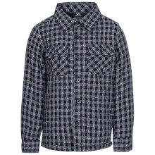 (7-8 Years, Navy Gingham) Trespass Gingham Boys Shirt Long Sleeve Average