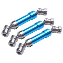 3Pcs Metal Rear Center Drive Shaft CVD Transmission Shaft for 1:12 12428 12423 RC Car Short Course Off-Road