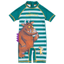 (12-18 Months) Gruffalo & Friends 1 Piece Surf Suit (Unisex Kids Green)