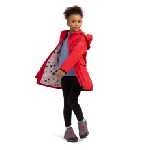 (3-4 Years, Red) Trespass Girls Waterproof Hooded Jacket Drizzling