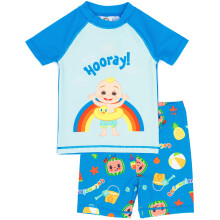 (5-6 Years) Cocomelon 2 Piece Swim Set (Boys Blue)