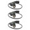 3X 12141438081 Camshaft Cam Intake Position Sensor for  E46 E39 E60 E61 E65 E66 E83 E53 E85 1