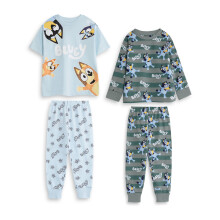 (2-3 Years) Bluey Multi-Pack of 2 Long Leg Pyjama Set (Boys Multicoloured)