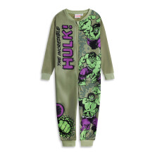 (3-4 Years) Marvel Hulk Onesie (Boys Green)
