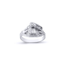 (F) Jewelco London Kids Sterling Silver Childs Saddle Ring Saddle Ring - GVR34K