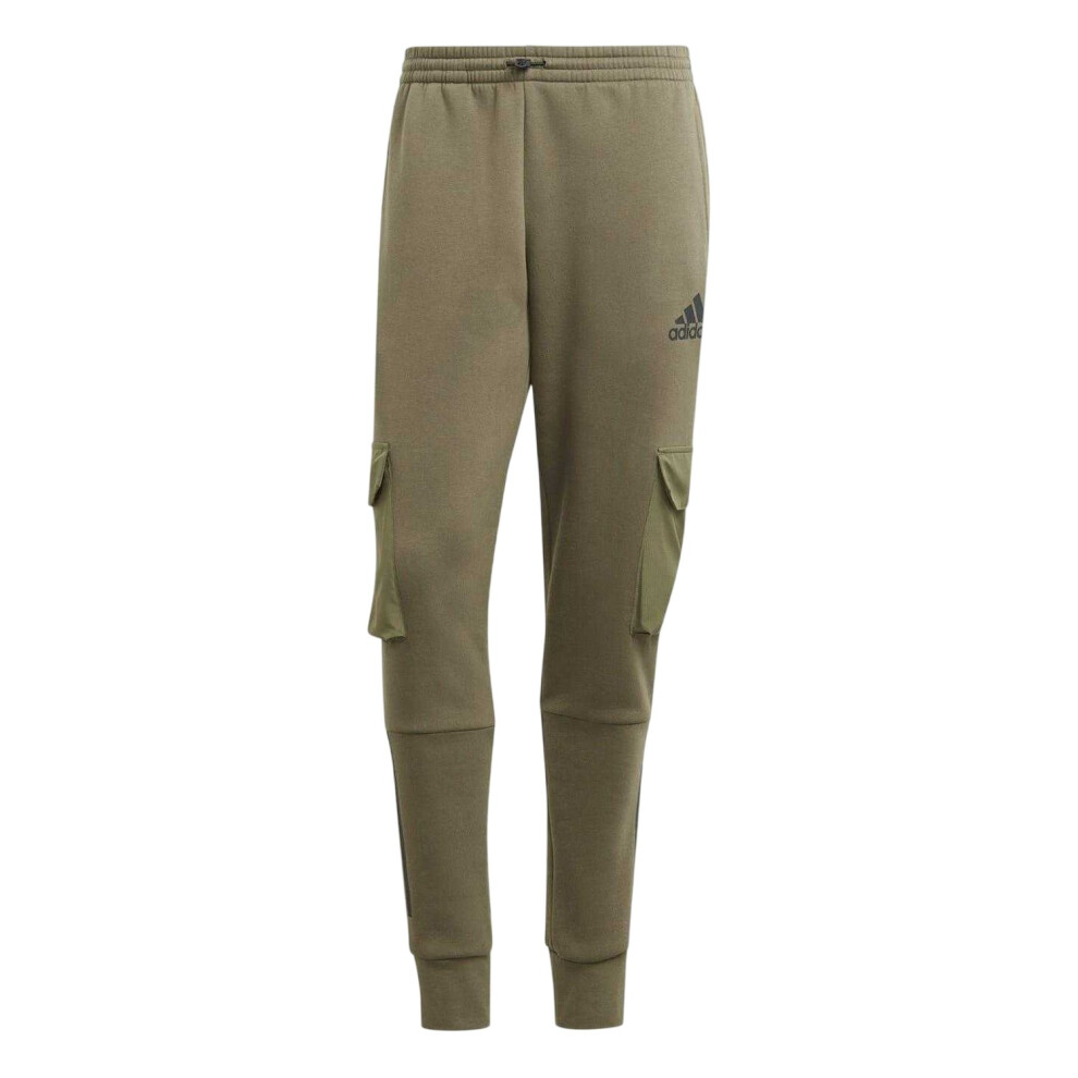 Adidas (M R, Khaki) Mens Utility Jogging Bottoms