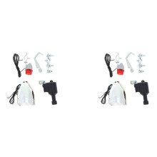 2X Bike Light Bicycle Motorized Bike Friction Dynamo Generator Tail Light 6V 3W Bike Acessories