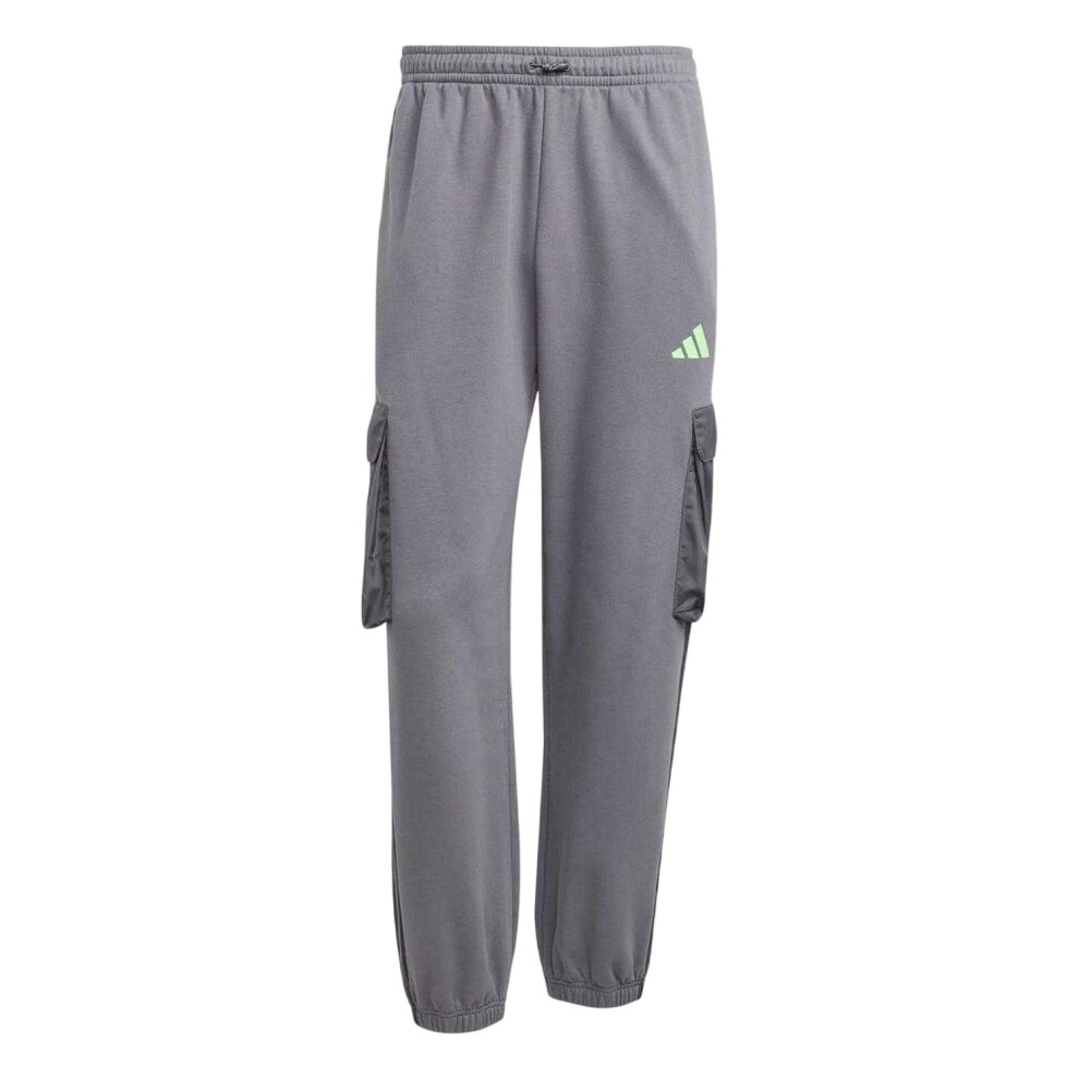 Adidas (Xl R, Carbon) Mens Utility Jogging Bottoms