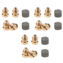 12X Foam Cannon Orifice Tips Nozzle for Snow Foam Lance 3000 Psi 1.10mm Orifice Screw Nozzle Tip with Mesh Filter