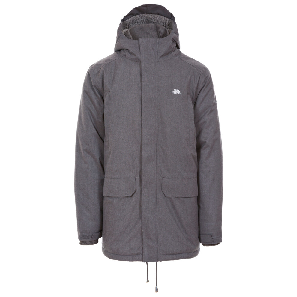 Trespass Men's Waterproof Rain Jacket Glover Grey Small - Image 2