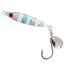 80g Tail Spinner with Hook Artificial Hard Bait for Sea Fishing Swimbait for Saltwater and Freshwater Silver