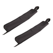 2X Oxford Cloth Black Drumstick Drum Stick Mallet Bag Holder Carry Case with Handy Strap
