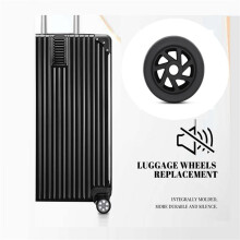 2X Luggage Wheels Replacement Trolley Case Pulley Wheel Universal Accessories 20-28 Inch Suitcase Wheels for Luggage