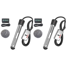 2X 2500W Tauchsieder, Poolheizung Automatischer Timer, Sicherer Tauchsieder für Die Poolheizung, Perfekt für Reisen zu Hause, EU-Stecker