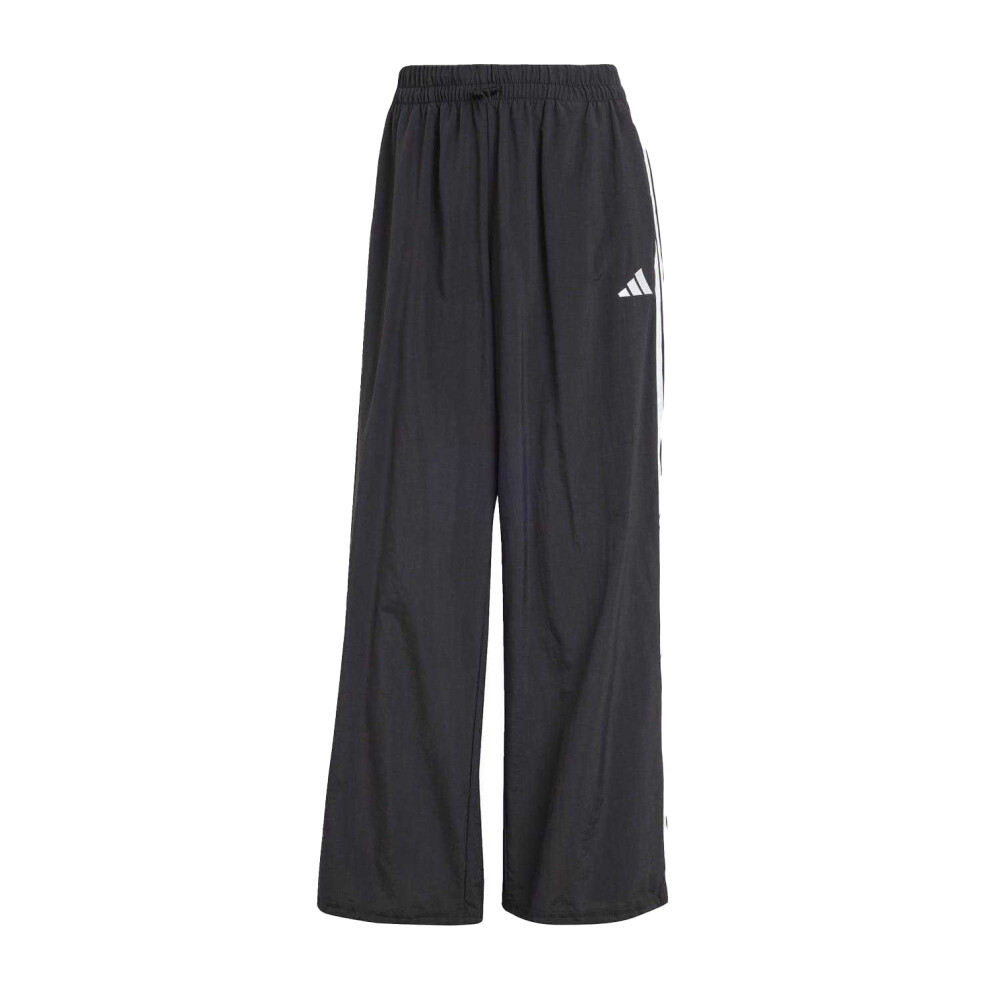 Adidas (8 Uk - 10 Uk, Black/White) Womens/Ladies Essentials Tracksuit Bottoms