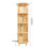 4-tier Rotating Bookshelf Wooden bookshelf 1