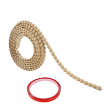 5X Flexible Molding Trim Peel and Stick for Walls Decorative Bead Pearl DIY Wall Trim for Bathroom Mirror Frame Border