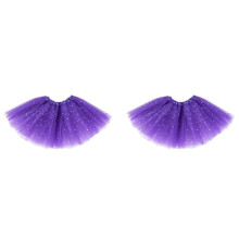 2X Baby Girl Clothes Stars Sequins Petticoat Ballet Dance Fluffy Tutu Skirt