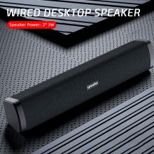 USB Powered Wired Computer Speakers PC Desktop Speakers Soundbar for Laptop Mac