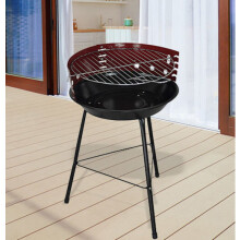 33CM ROUND BARBECUE BBQ GRILL OUTDOOR CHARCOAL PATIO COOKING PORTABLE PICNIC NEW