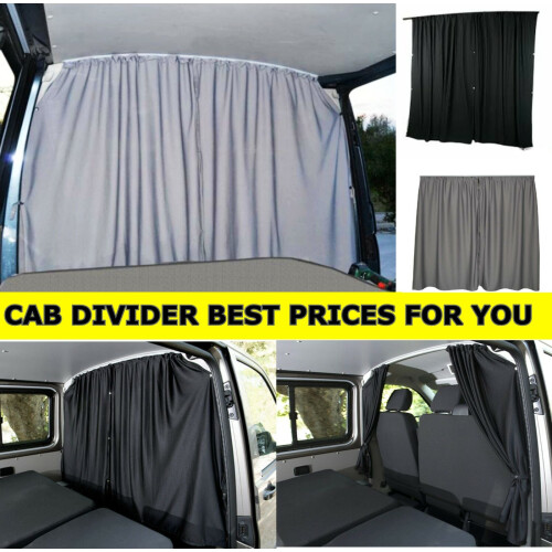 VAUXHALL VIVARO BLACKOUT CAB DIVIDER  Curtain BLACK