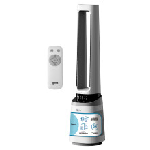 Igenix 41 Inch Bladeless Fan with Air Purifier, HEPA Filter, 10 Speeds, Oscillation, LED Display, 24hr Timer, Silent Operation, IGFD02549W