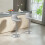 Set of 2 Swivel Bar Stools with Backrest Adjustable Grey 4