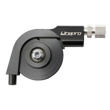 (Black) Aluminiumlegierung schwarz V-Brake zu Kaliper Adapter für Litepro Faltrad