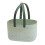 (Green) Large Capacity Portable Bath Basket with Silicone Handle for Bathroom Storage 1