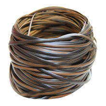 (Brown) 32m Patio Mobiliario reparación de alta resistencia plástico Rattan Wicker Kit plana portatil