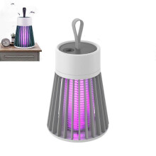 (gray Rechargeable) 2024 New Portable USB Rechargeable Radiationless Mosquito Killer Lamp