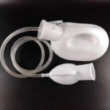 (white, Z1) Portable Male Urinal Bottle with Anti-Spill Lid Bed Pan for Patients