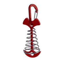 (Red) Fishbone Deck Anchors Peg with Spring Buckle Deck Plank Board Tent Stakes