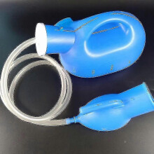 (blue, Z2) Portable Male Urinal Bottle with Anti-Spill Lid Bed Pan for Patients