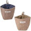 (color 1) 2 Pcs Cotton Linen Mini Hanging Storage Basket Dot Pattern 1